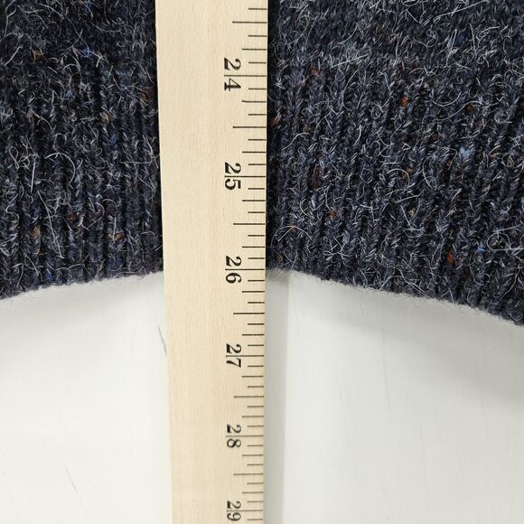 Vintage Etchings Sweater Mens Large Gray Blue Crew Neck Long Sleeve Pullover L - Picture 6 of 10